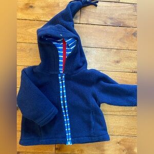 Hanna andersson Navy baby Fleece Hoodie